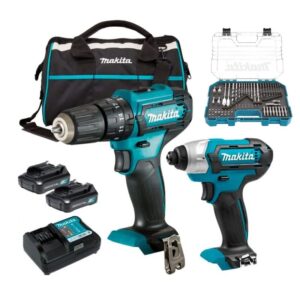 Combo Inalámbrico Makita CLX228 Rotomartillo 3/4"+ Atornillador 1/4"12V